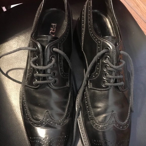 PRADA DERBY LACE UP SHOES - Picture 5 of 6